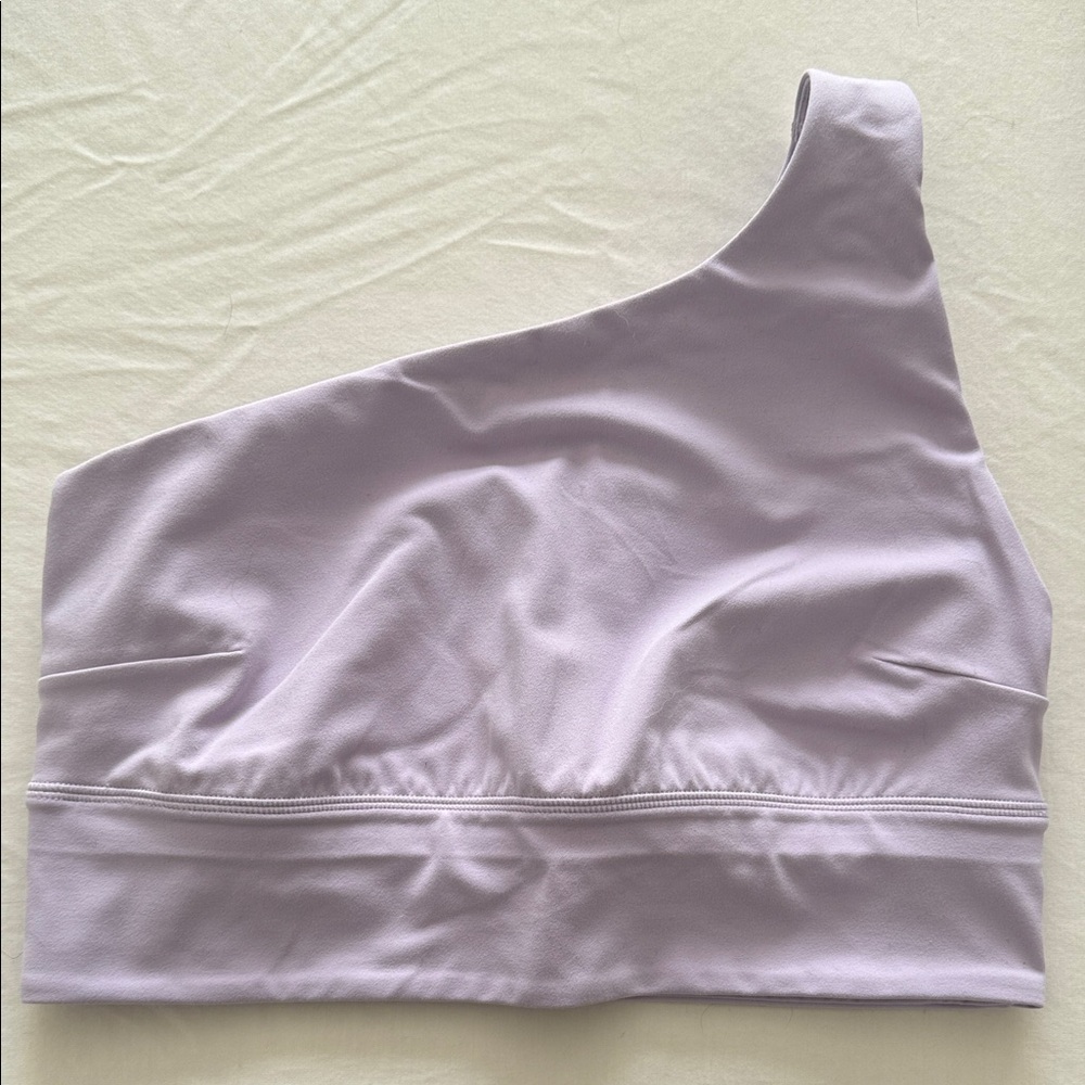 Lululemon Athletica One-Shoulder Light Purple Bralette
